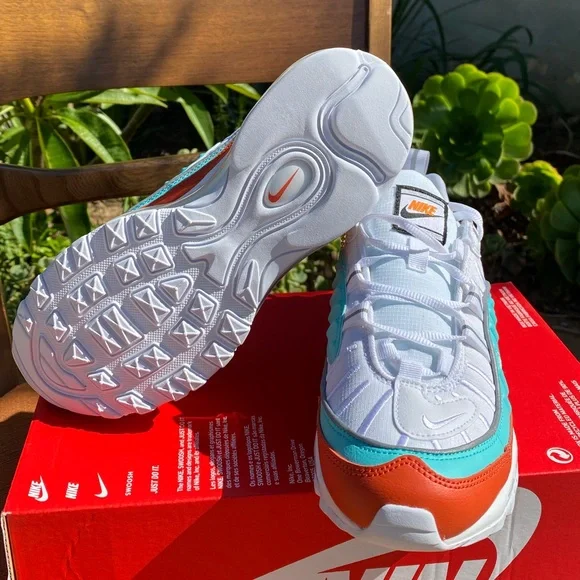 New Nike W Air Max 98 SE Cosmic Clay/Lt Aqua White - Picture 7 of 9